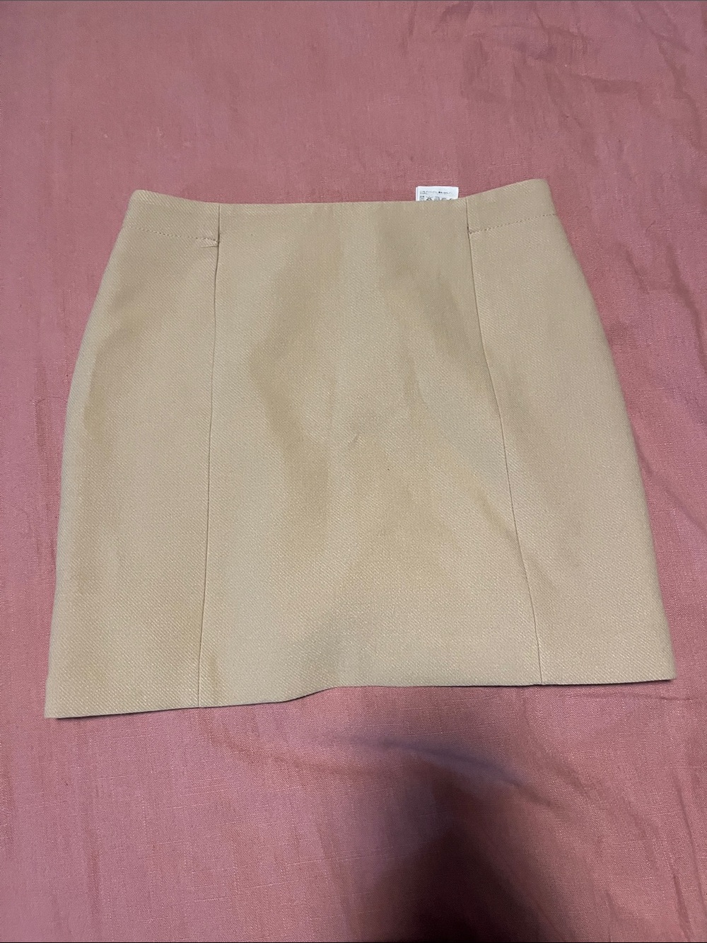 H&M Beige Mini Skirt